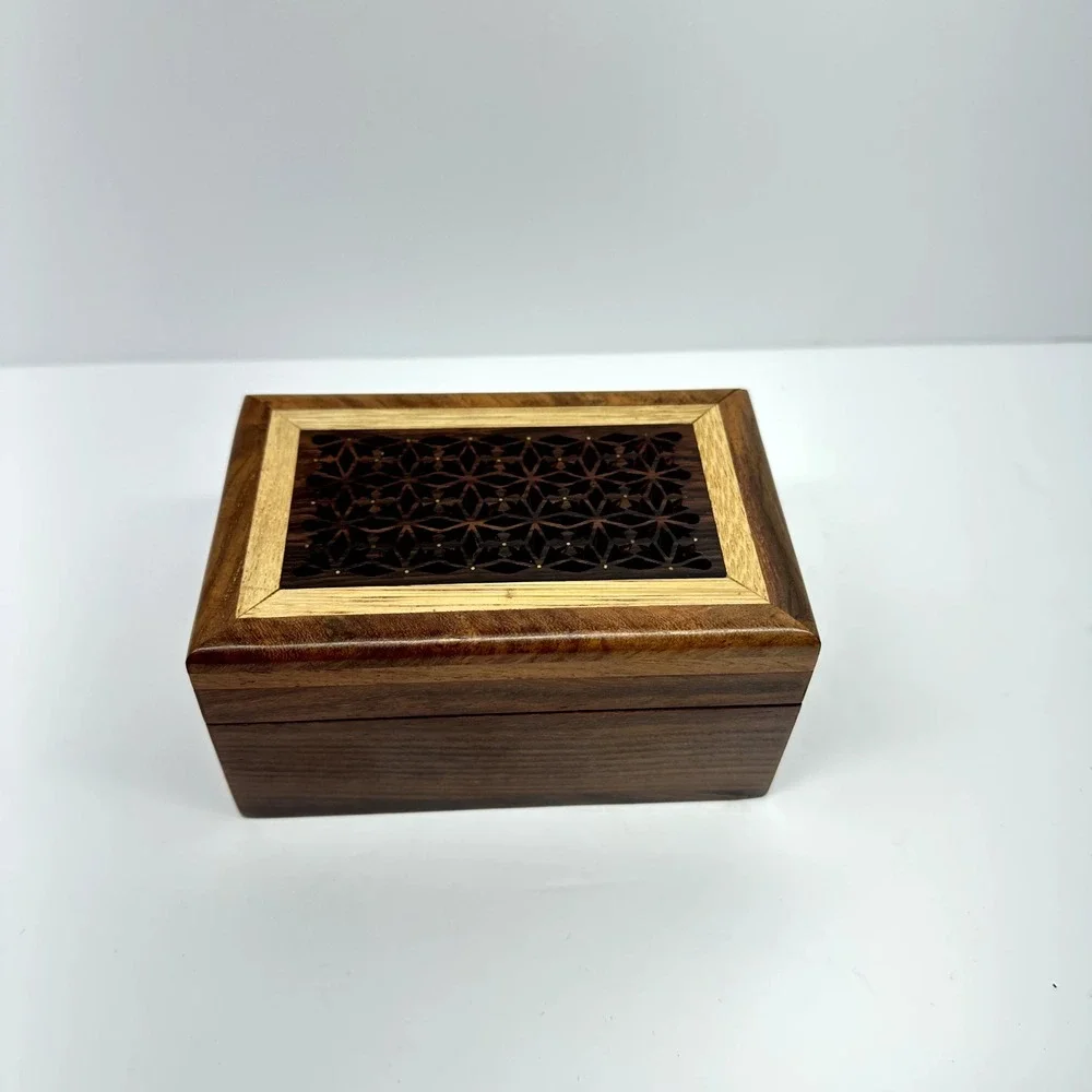 Vintage Rosewood Trinket Box 5